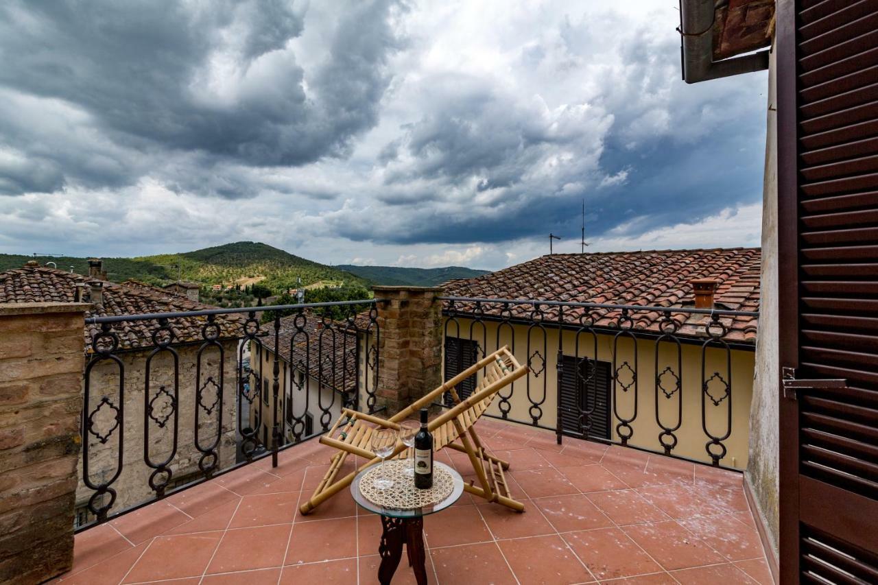 Art Rebus Tower In Tuscany Apartment Radda in Chianti Exterior photo