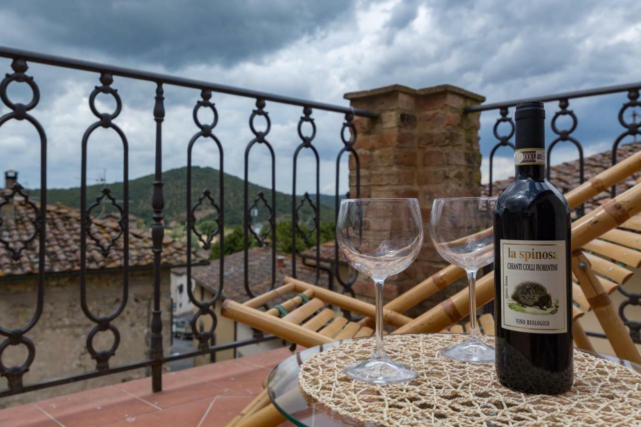 Art Rebus Tower In Tuscany Apartment Radda in Chianti Exterior photo